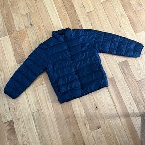Children’s Place puffer jacket, Navy blue, kids size 14/XL, good shape. See pics